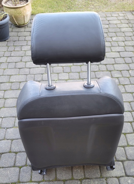 фото №7, Audi a6 c6 s-line сидіння праві електричний з підігрівом kubełkowy чорний