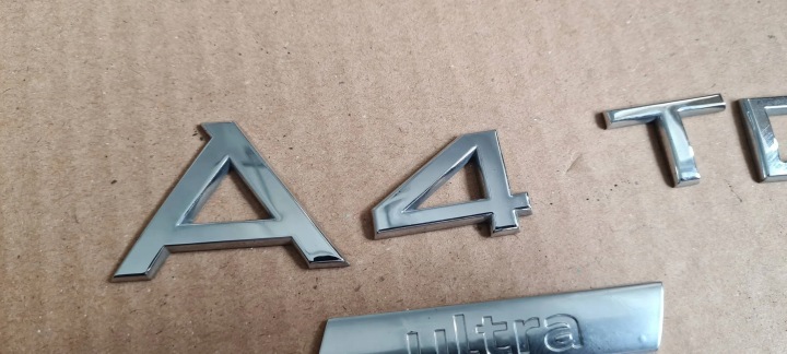 фото №5, A4 b9 8w эмблема крышки багажника зад a4 tdi ultra