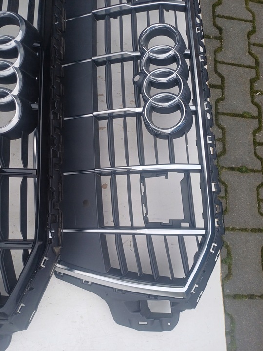 фото №7, Audi q7 ii 4m рестайлинг s-line 2019- решётка решётка радиатора бампера перед 4m0