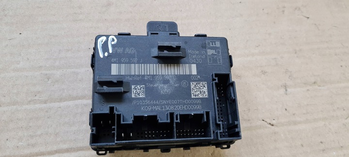 фото №1, A6 c8 4k модуль блок управления дверь перед 4m1959592j a7 4k