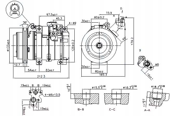 фото №15, Компресор кондиціонера nissens 89312 mr568289