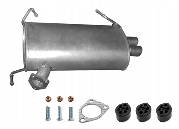 фото №1, Citroen c-crosser 2.2 hdi 116kw 2007-2010 глушитель конечный