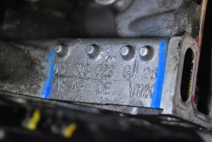 фото №8, Blok низ двигуна вал 05g103023g skoda octavia 4 iv 1.5 tsi 150 km 19-24