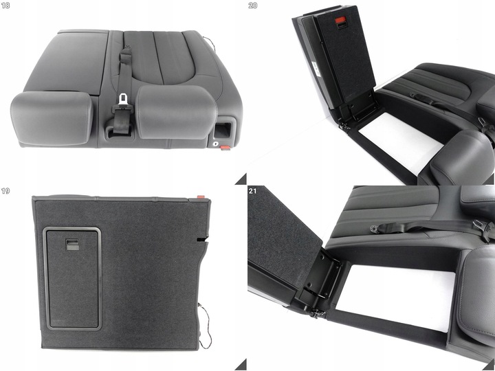 фото №7, Audi a6 4g0 c7 рестайлінг 14-18 комплект сидінь чорна шкіра вентильовані перед зад