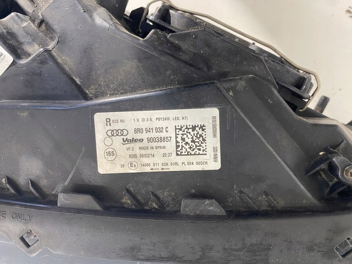 фото №9, Лампа правые перед правая передняя audi q5 8r рестайлинг ксенон eu