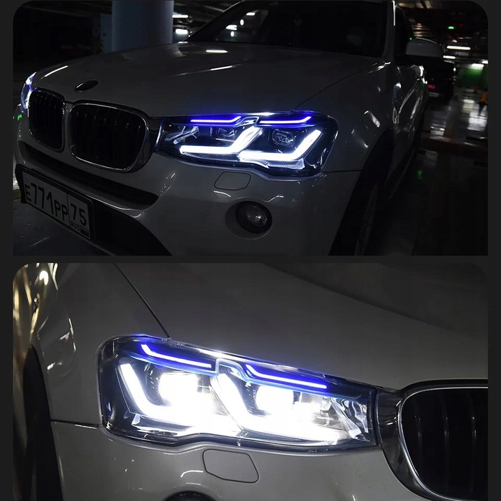 фото №13, Полный набор фары автомобильных led do bmw x3 f25 x4 f26 2010-2018 лампа передняя