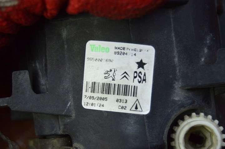 фото №8, Галоген правый перед переднее 9650001680 peugeot 607 рестайлинг 04-08