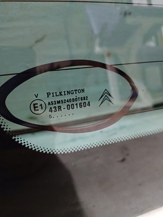 фото №2, Скло задня citroen c4 купе 3d 2004-2011 нижня as3- темне оригінал