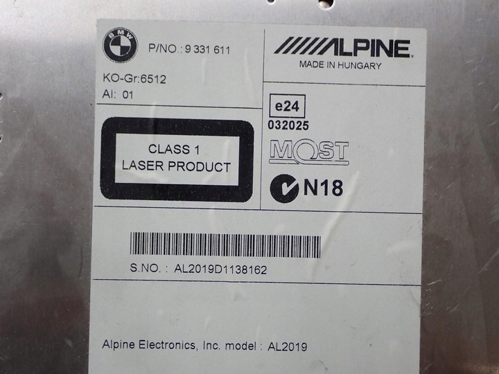 фото №9, Радио навигация навигация заводская европа рестайлинг 9331611 bmw 5 f10 f11 14r