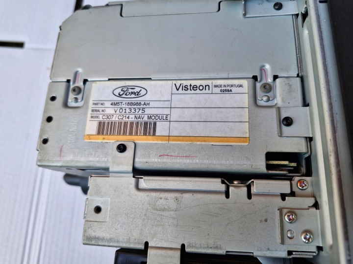 фото №7, Магнитола считыватель dvd ford oem номер 4m5t-18b988-ah магнитола c-max