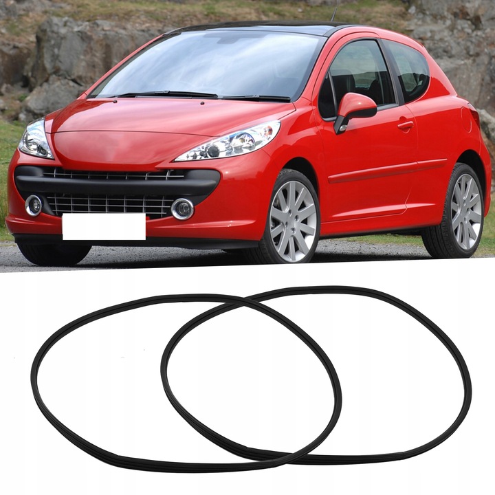 фото №12, Резиновая прокладка задней крышки автомобиля прокладка b000651380 чёрный