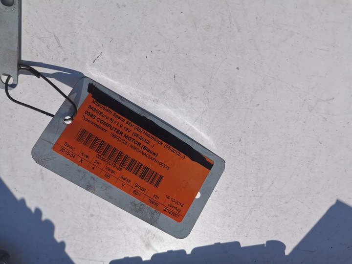 фото №9, Mitsubishi space star 1.0b 1860c225 компьютер ecu