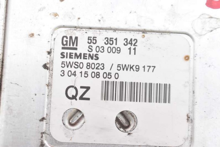 фото №5, Блок управления двигателя 55351342 opel signum 2.2 direct 155 km 03-05
