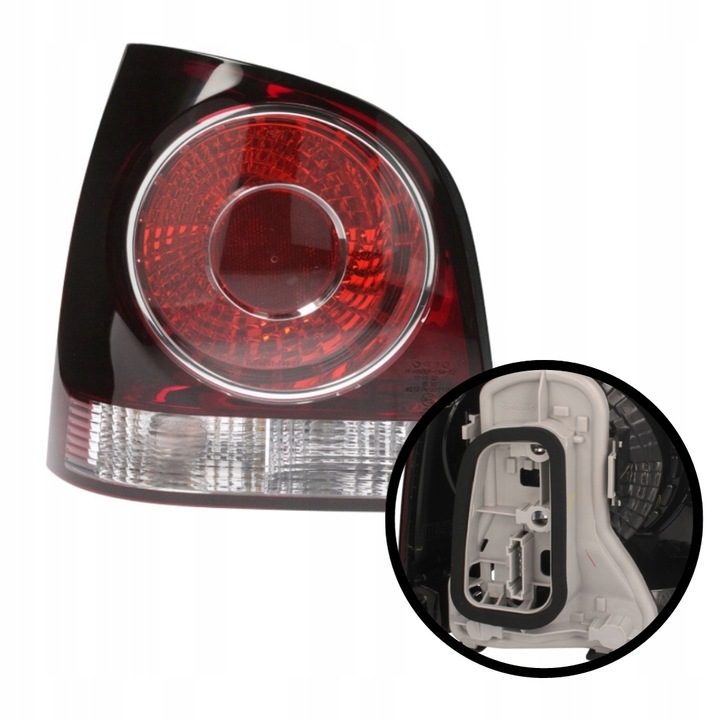 фото №1, Volkswagen polo 9n3 05-09 лампа задняя левая новая планка żarówkowa