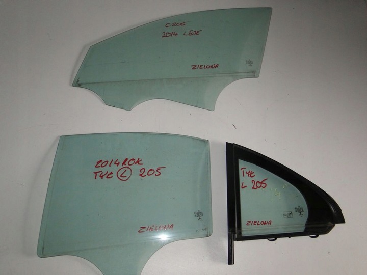 фото №2, Mercedes c клас w205 скло w двері ліві задні 14