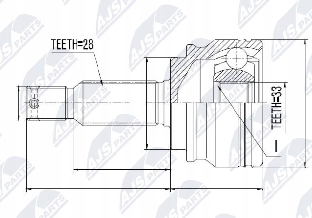 фото №2, Npz-ch-010 nty шарнир внешний dodge caliber 1.