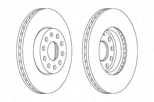 фото №2, Диски тормозные 2szt. перед audi a3 q2 seat altea altea xl ateca
