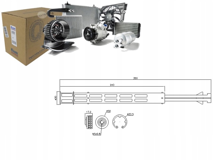 фото №15, Осушувач кондиціонера mercedes vw viano w 639 03-