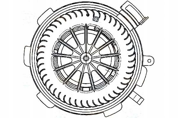фото №1, Двигун вентилятор mercedes sprinter 06- +ac behr hel