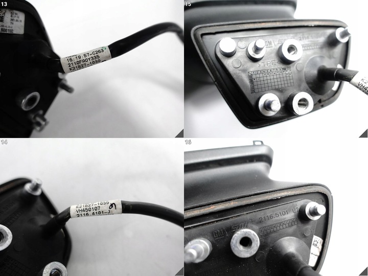 фото №14, Opel astra k v рестайлінг 15-22 дзеркало каркас установка podstwa ліві eu 5 pin