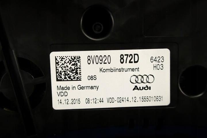 фото №6, Спідометр  манометр прилади audi s3 8v 8v0920872d