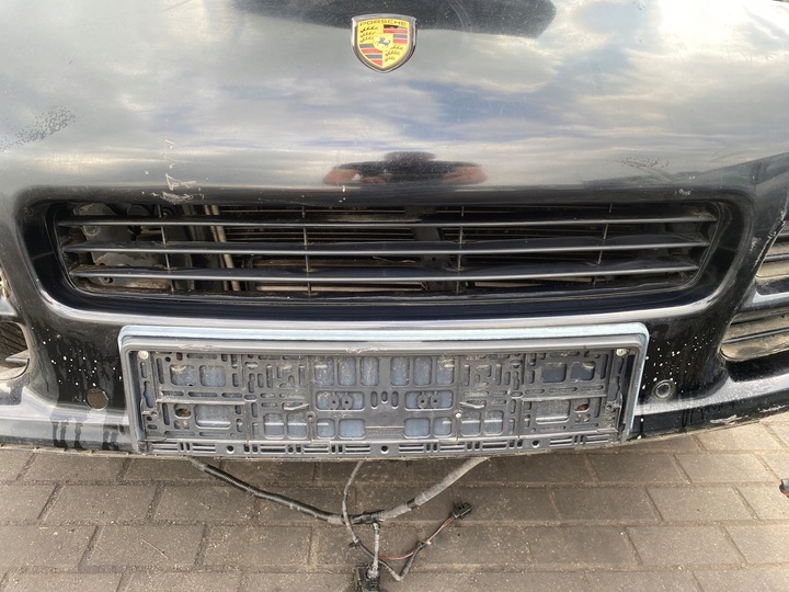 фото №1, Porsche cayenne 1 i 9pa 02-07 решётка заглушка решётка бампера средняя
