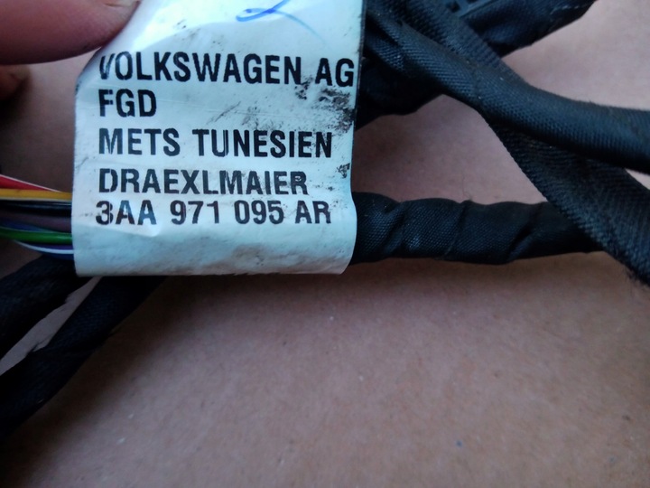 фото №3, Vw passat b7 жгут установка pdc перед na 6xpdc