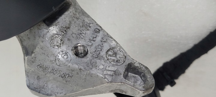 фото №11, Зеркало левая vw tiguan ii 1016- 5nb857501 11 pin 9+2