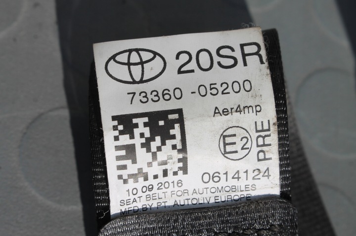 фото №5, Pas безопасности левый зад avensis t29 4d 15-18