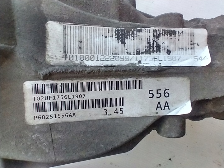 фото №13, Jeep grand cherokee wk2 рестайлінг 16- 3.0 crdi диференціал p68251556aa 3.45