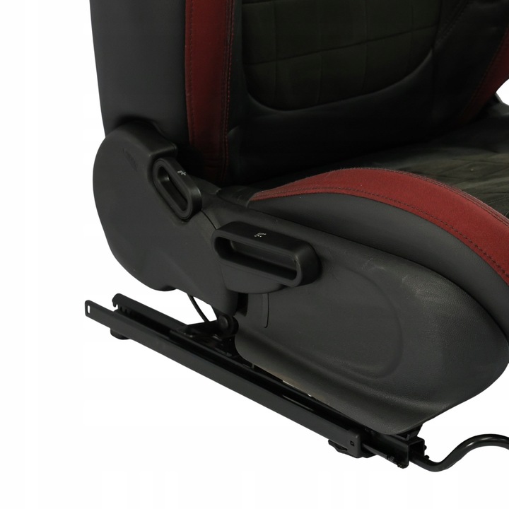 фото №12, Mini f55 f56 f60 jcw сидіння переднє sport червоний чорний напівшкіра правий