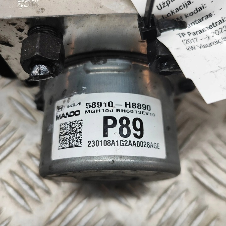 фото №7, Блок керування abs kia stonic yb 58910h8890 22967226 1.0l 88kw 2023