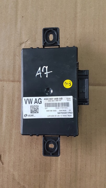 фото №1, Модуль getaway audi a6 a7 c7 4g0907468ab