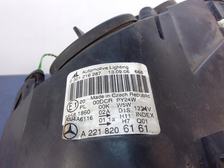 фото №7, Mercedes w221 фара правые bixenon ночь vision