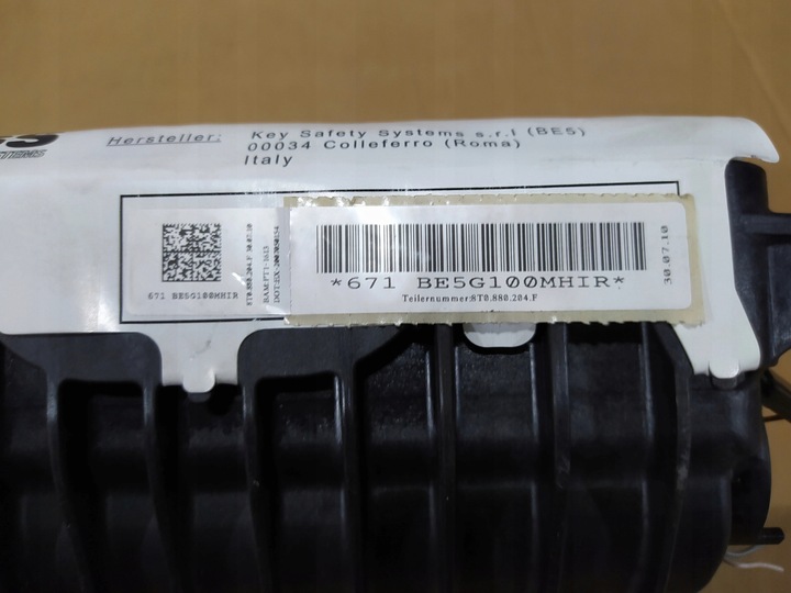 фото №9, Audi a4 b8 подушка air bag ремені датчик