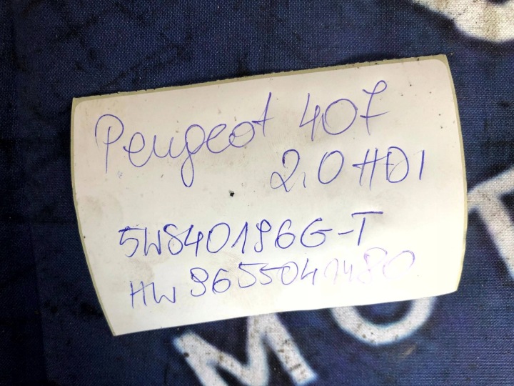 фото №9, Блок керування  комплект start peugeot 407 2.0 hdi 9658345180