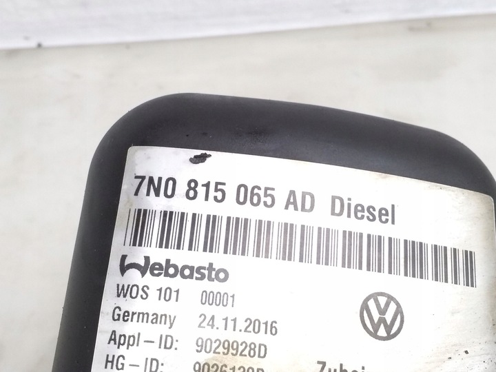 фото №5, Seat alhambra mk2 2017 отопление стояночный вебасто