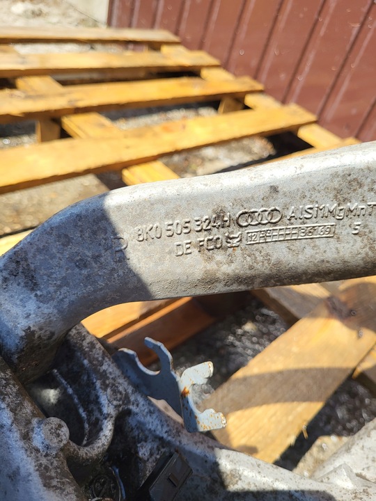 фото №7, 8k0505486ab 8k0505312j audi a4 b8 a5 поворотный кулак зад задняя правая рычаг