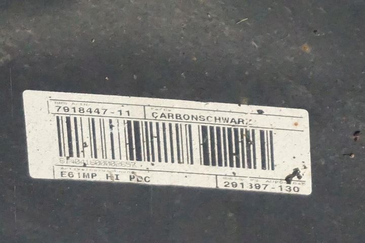 фото №16, Bmw e61 бампер зад pdc карбон-черный м-пакет