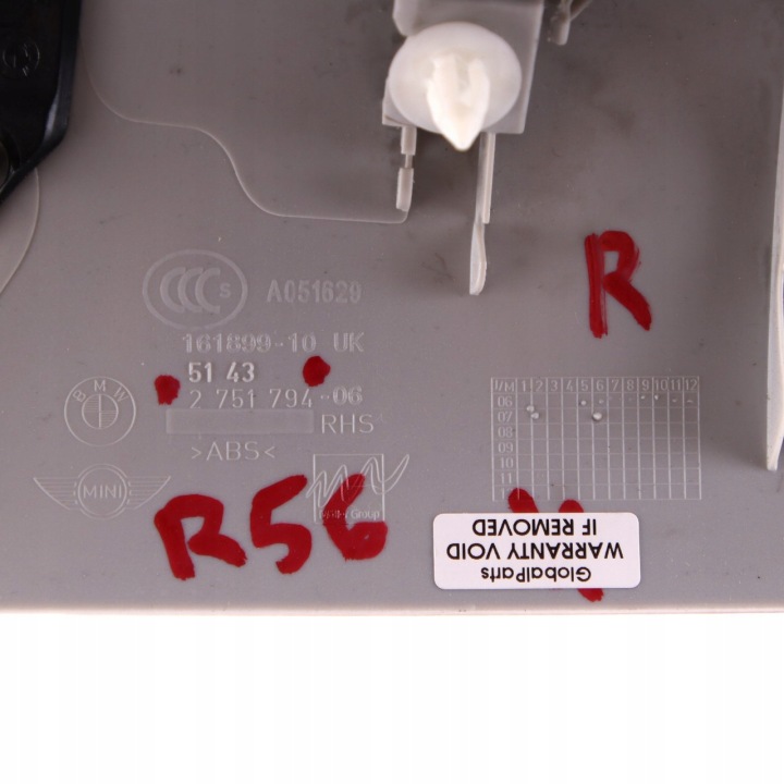 фото №10, Mini r55 r56 захист корпус стійка права 7236258