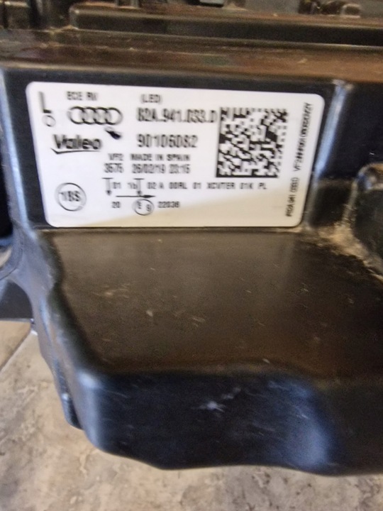 фото №6, Лампа led audi a1 ліва 82a941033d