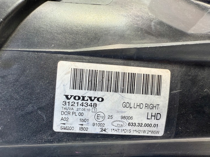 фото №8, Volvo s80 v70 xc70 лампа перед передняя ксенон 31214347 31214348