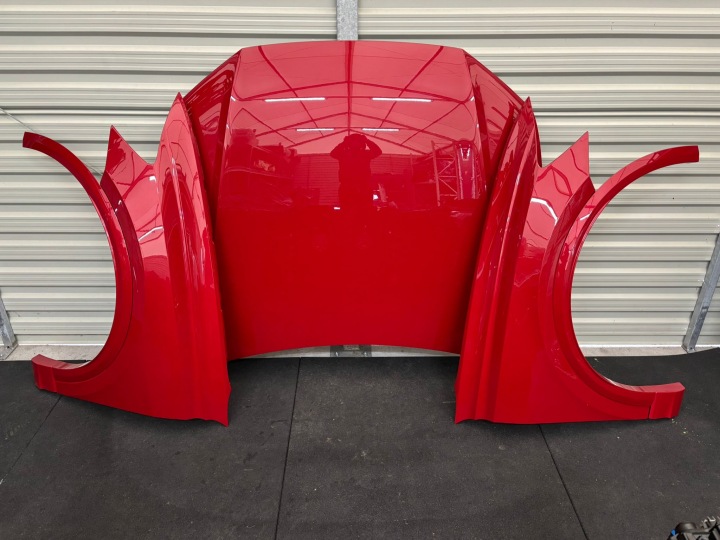 фото №10, Перед комплектний audi rsq8 рестайлінг performance laser q8 2025r ls3m chili red