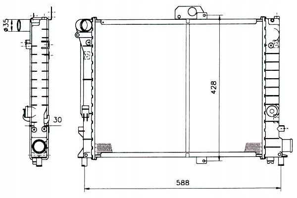 фото №2, Nrf радіаторів saab nrf
