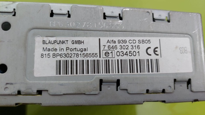 фото №9, Магнітола alfa romeo 159 2005-2011 blaupunkt 1560730930 7646302316