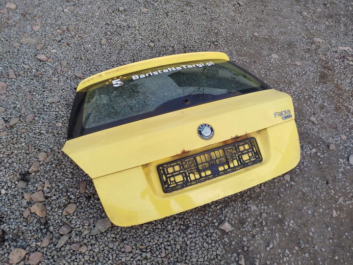 фото №8, Крышка багажника skoda fabia ii хэтчбек стекло крышки цвет 6226