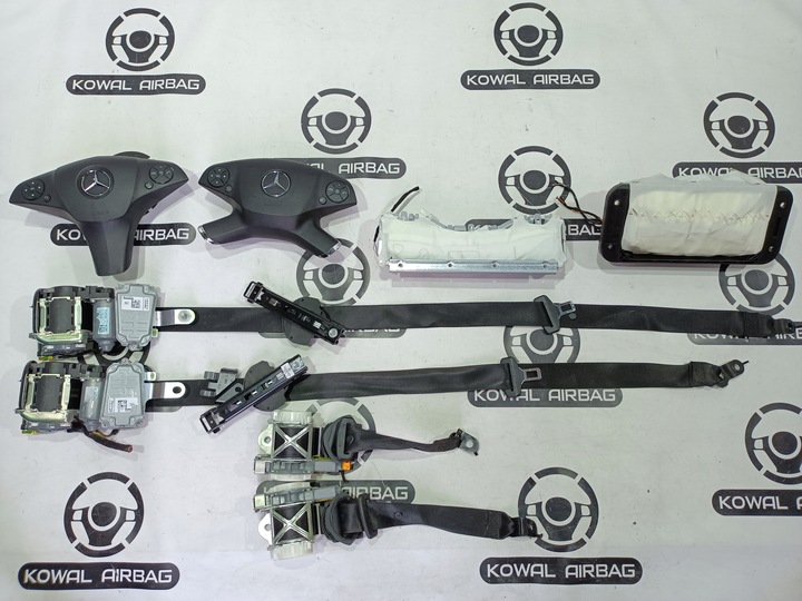 фото №7, Mercedes w212 панель консоль подушка безопасности подушки ремни оригинал демонтаж