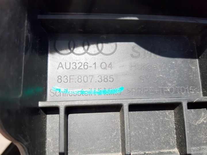 фото №11, Audi q3 sportback ползун бампера зад средний