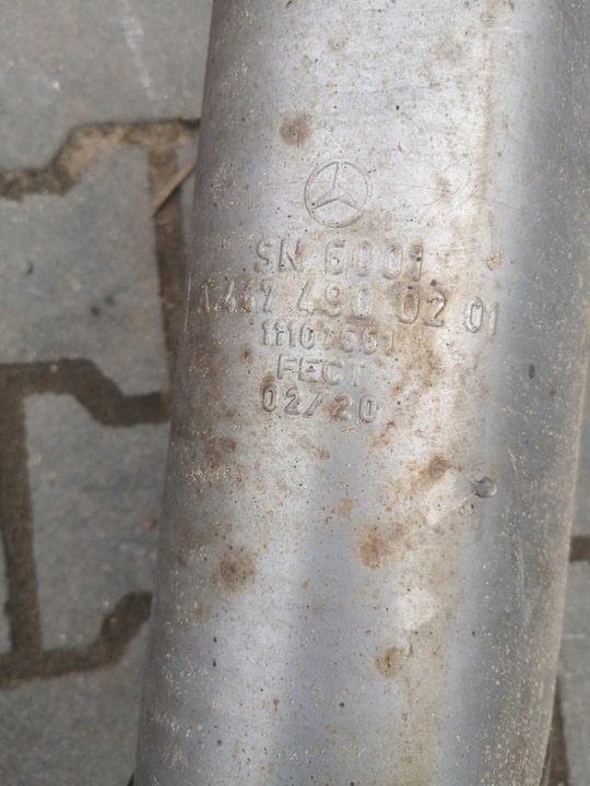 фото №11, Mercedes v-klasa vito w447 глушитель комплектный катализатор a4474902701