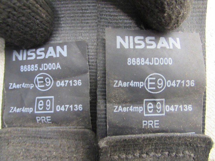 фото №8, Pas безопасности левый правые перед переднее qashqai 86884jd000 86885jd00a